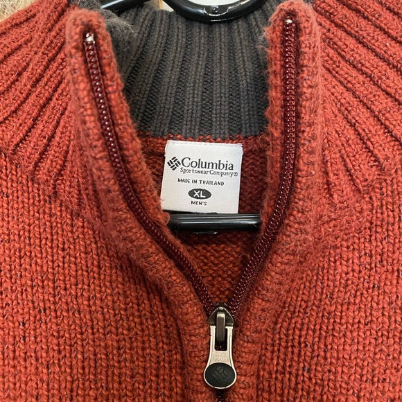 Columbia Knit Quarter Zip Sweater - Picture 2 of 3